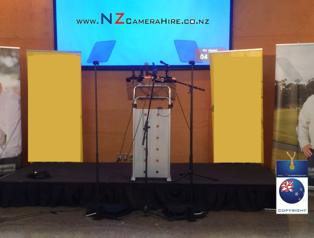 Professional “Conference” system for podium presentations with 2x floor ...