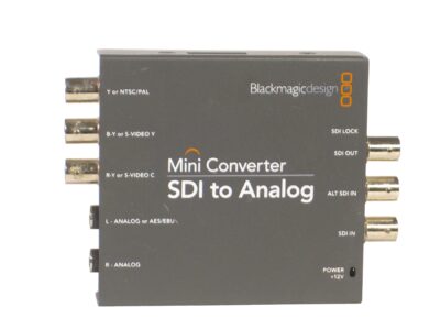 NZCameraHire Auckland New Zealand BMD SDI to Analog